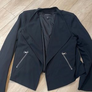 Banana Republic, black blazer, size 8 petite